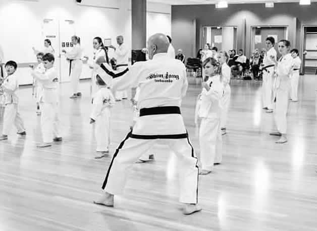 About Shimjang Taekwondo - Master Les Hicks teaching a Class